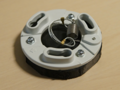 Camera adapter attached to mount plate