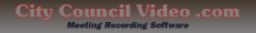 City Council Video - meeting recording software